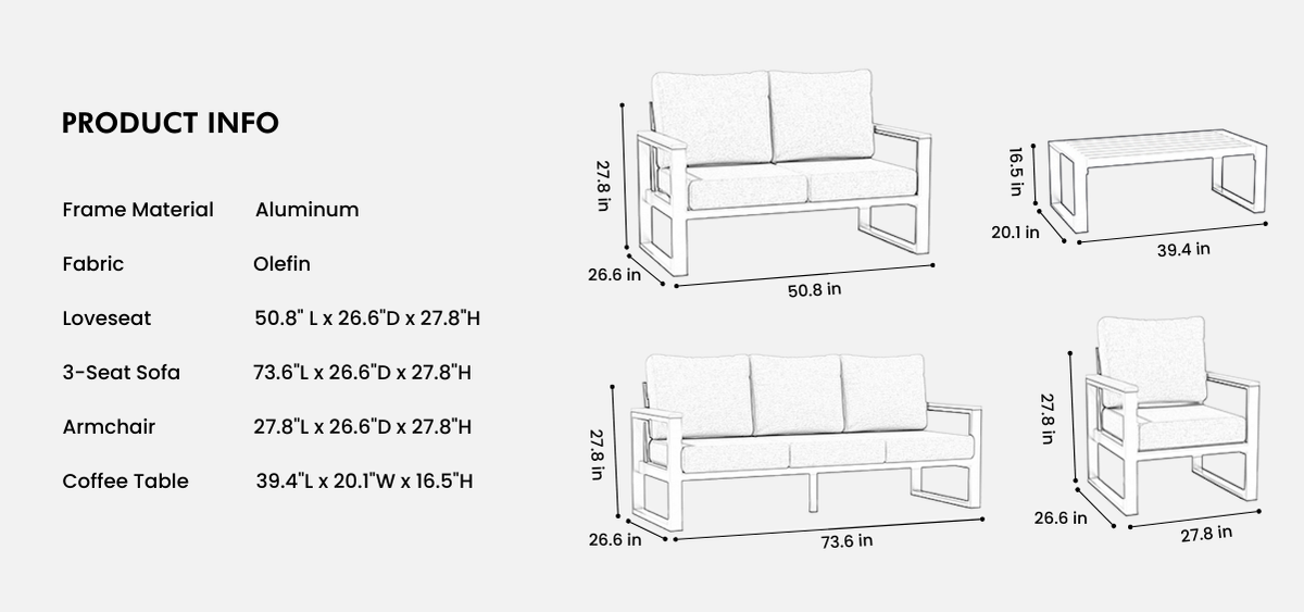 Aluminum Table information