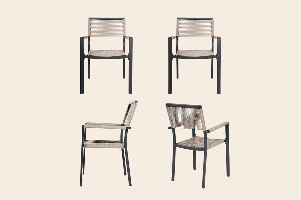 light gray dining chairs