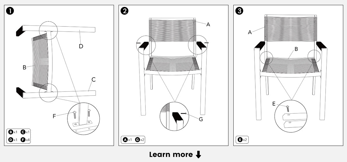 Dining Chairs install