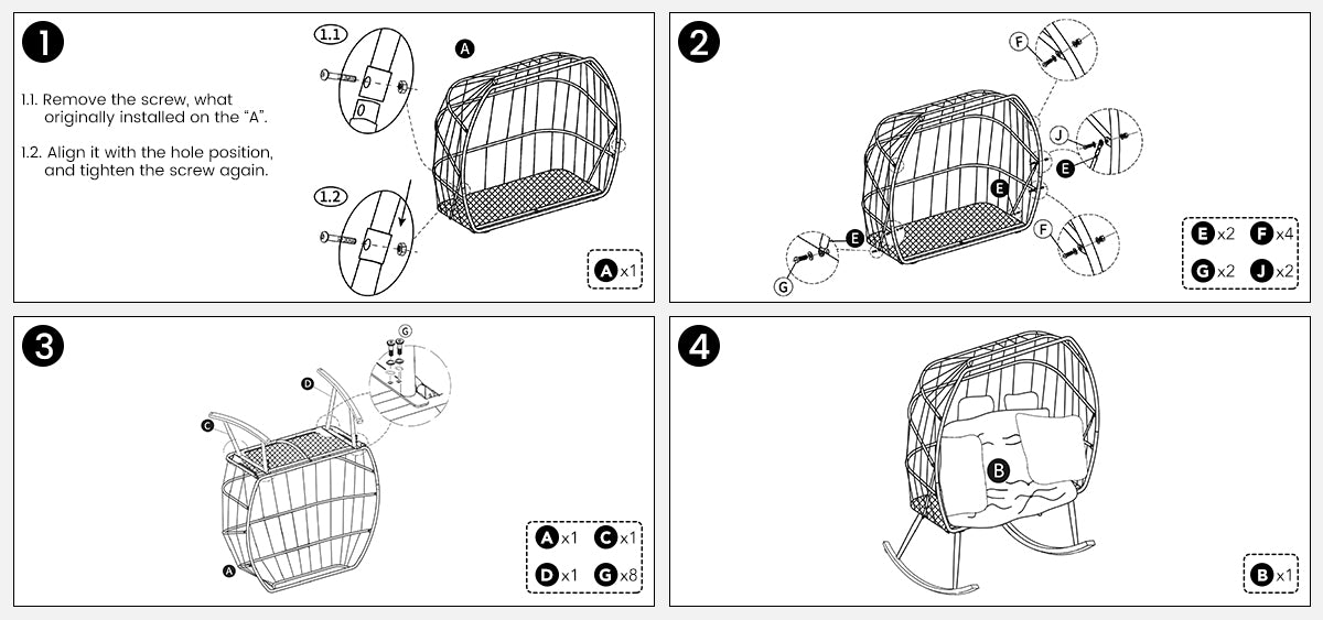 Egg Chair install