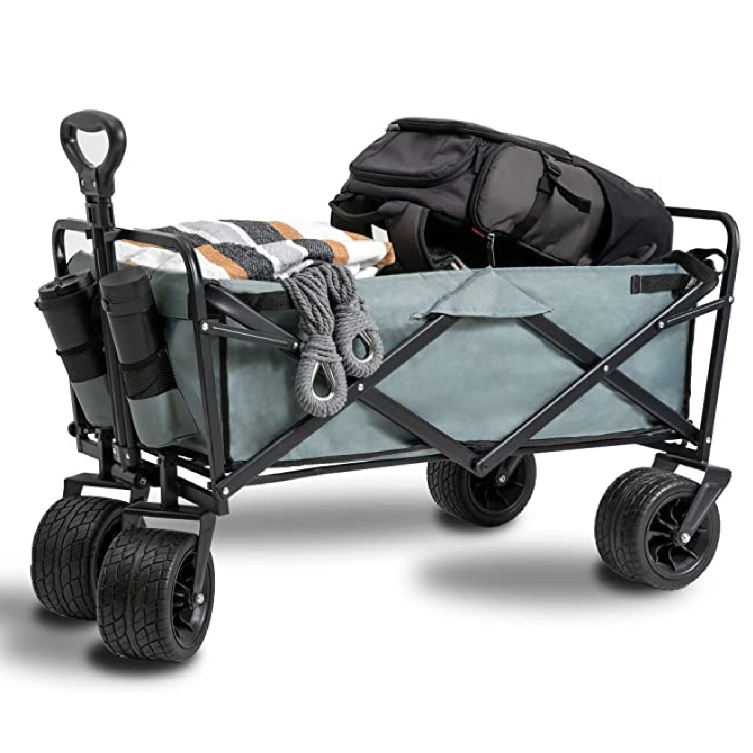 Sundale Outdoor Collapsible Wagon Portable Garden Cart