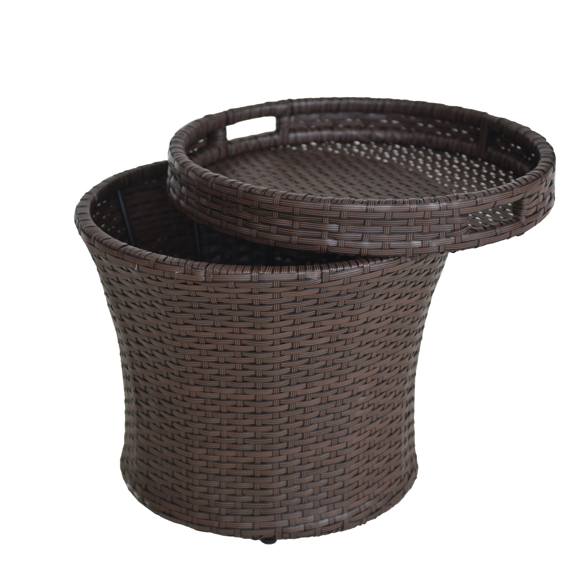 Wicker Storage Box and Table