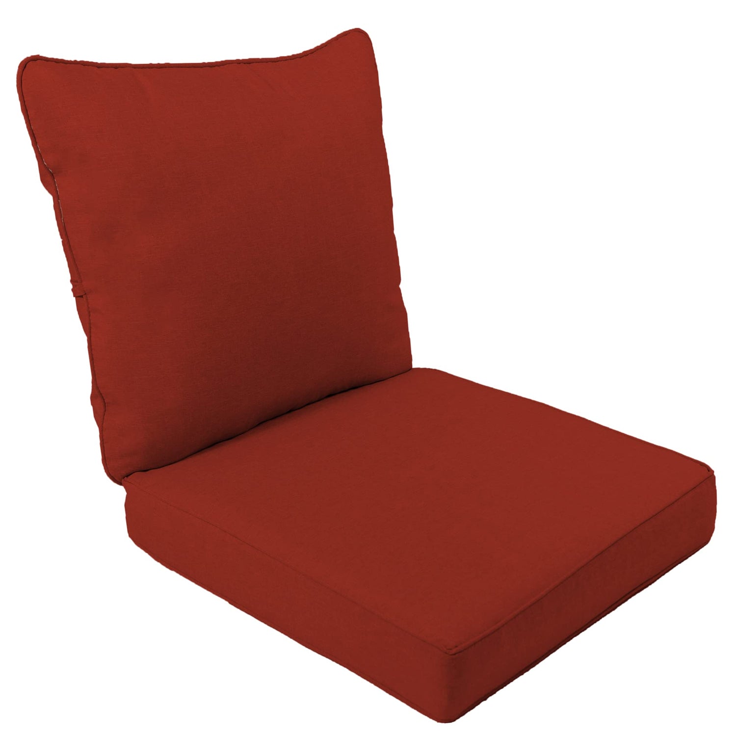 Deep Seat Cushion 24 W x 24 D x 4 T Red