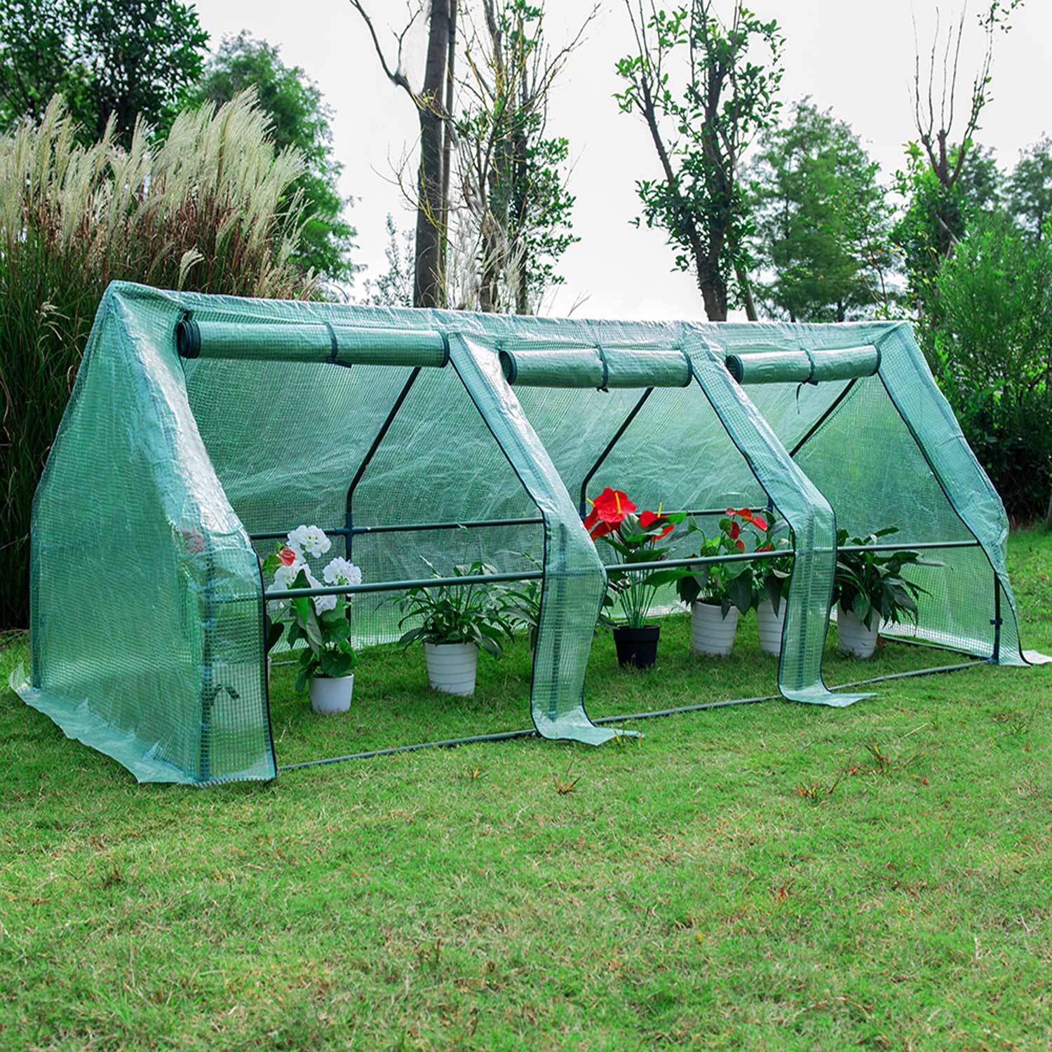 Sundale Outdoor Green House Kits to Build for Outside Winter