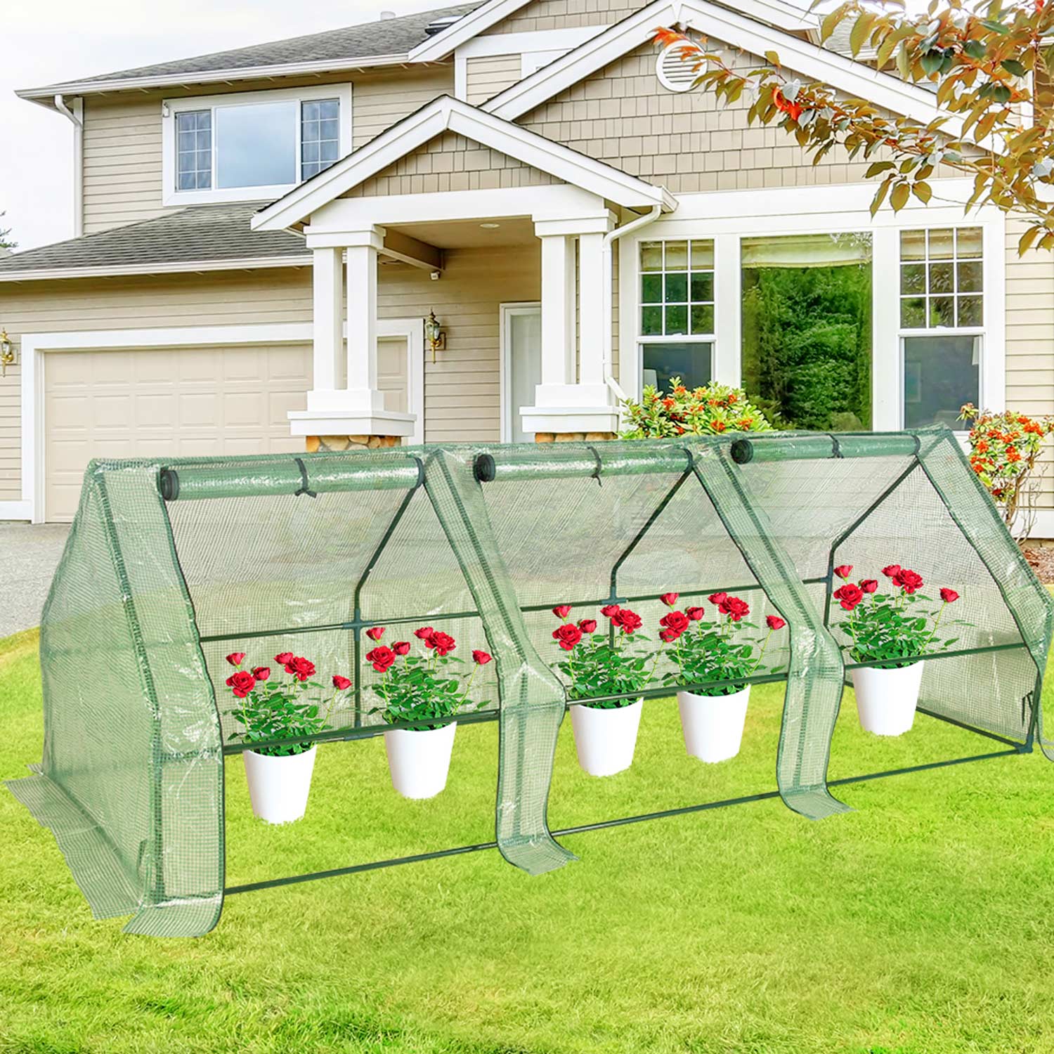 Sundale Outdoor Green House Kits to Build for Outside Winter