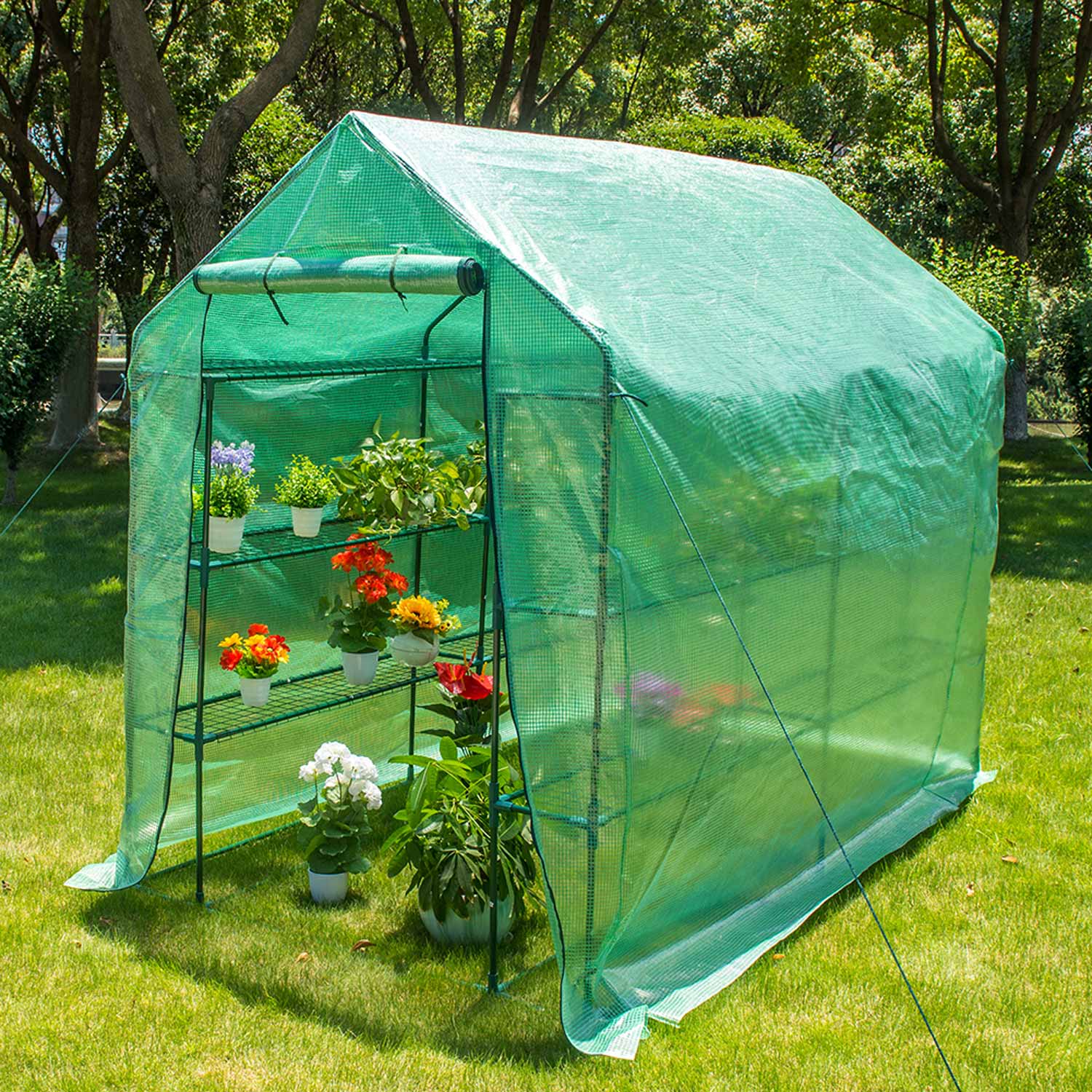 Sundale Outdoor Large Walk-in Greenhouse