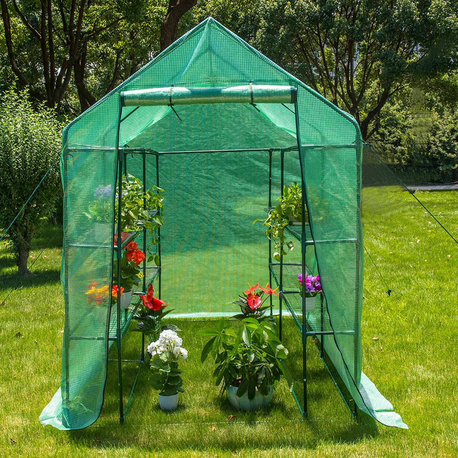 Sundale Outdoor Large Walk-in Greenhouse