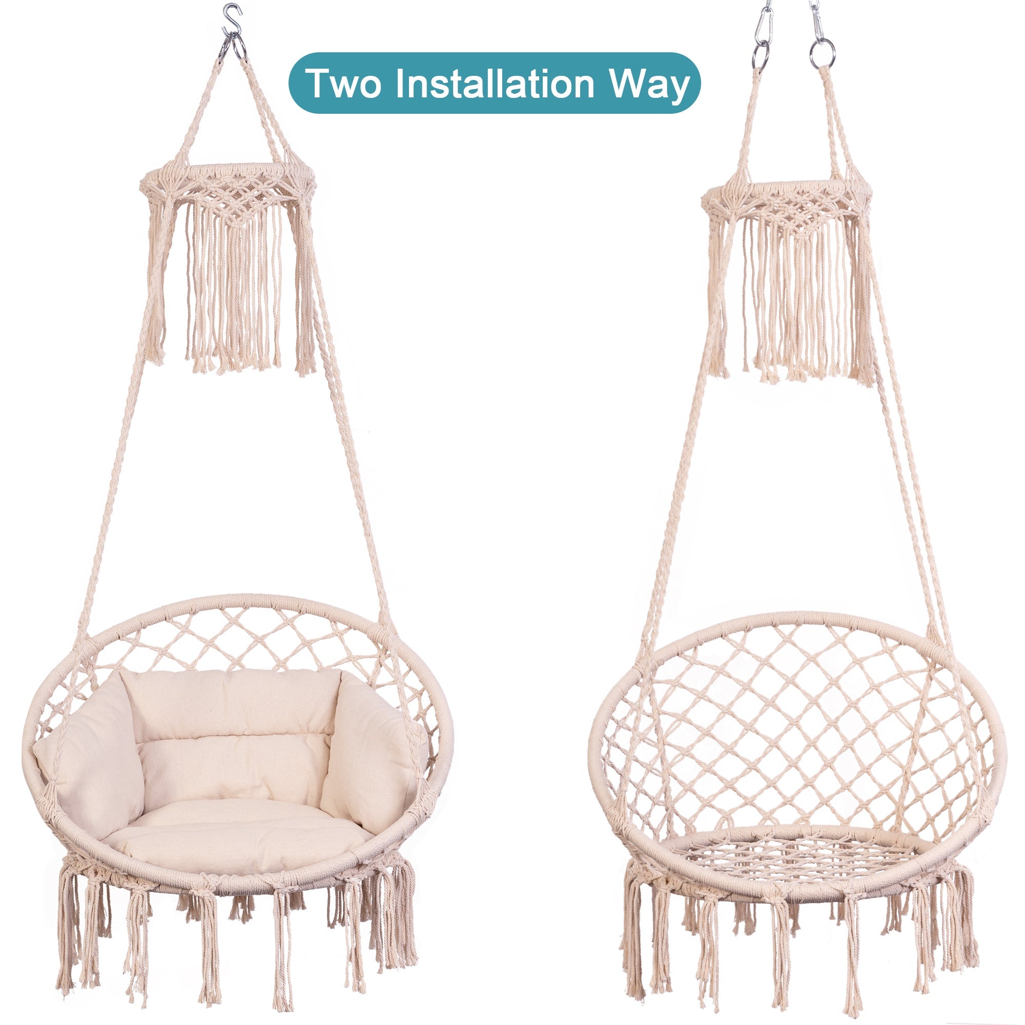 Hanging Macrame Chair