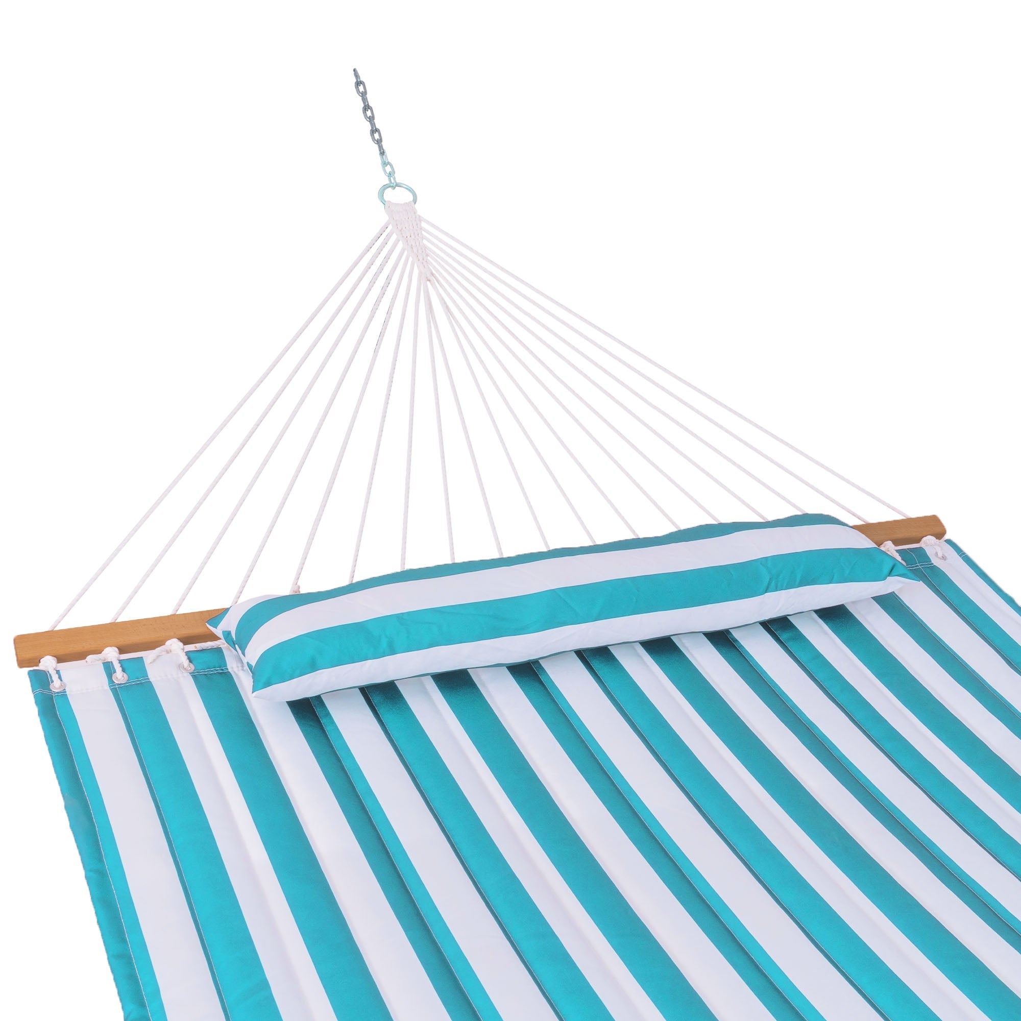 Large Double Quilted Hammock with Detachable Pillow