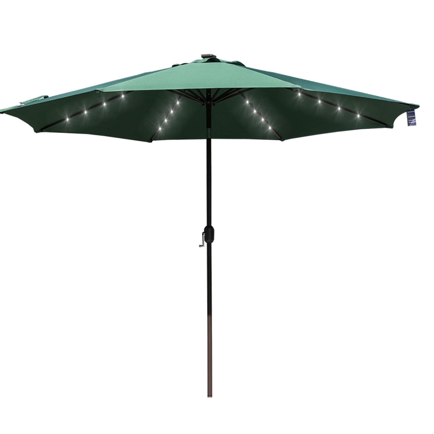 Sundale Outdoor 11FT 40 LED Lights Aluminum Patio Market Umbrella