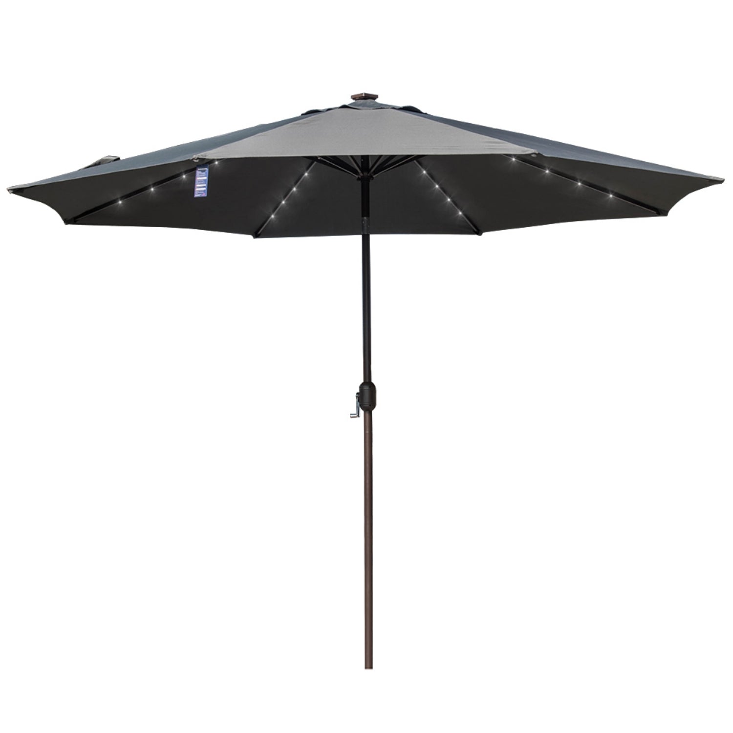 Sundale Outdoor 11FT 40 LED Lights Aluminum Patio Market Umbrella