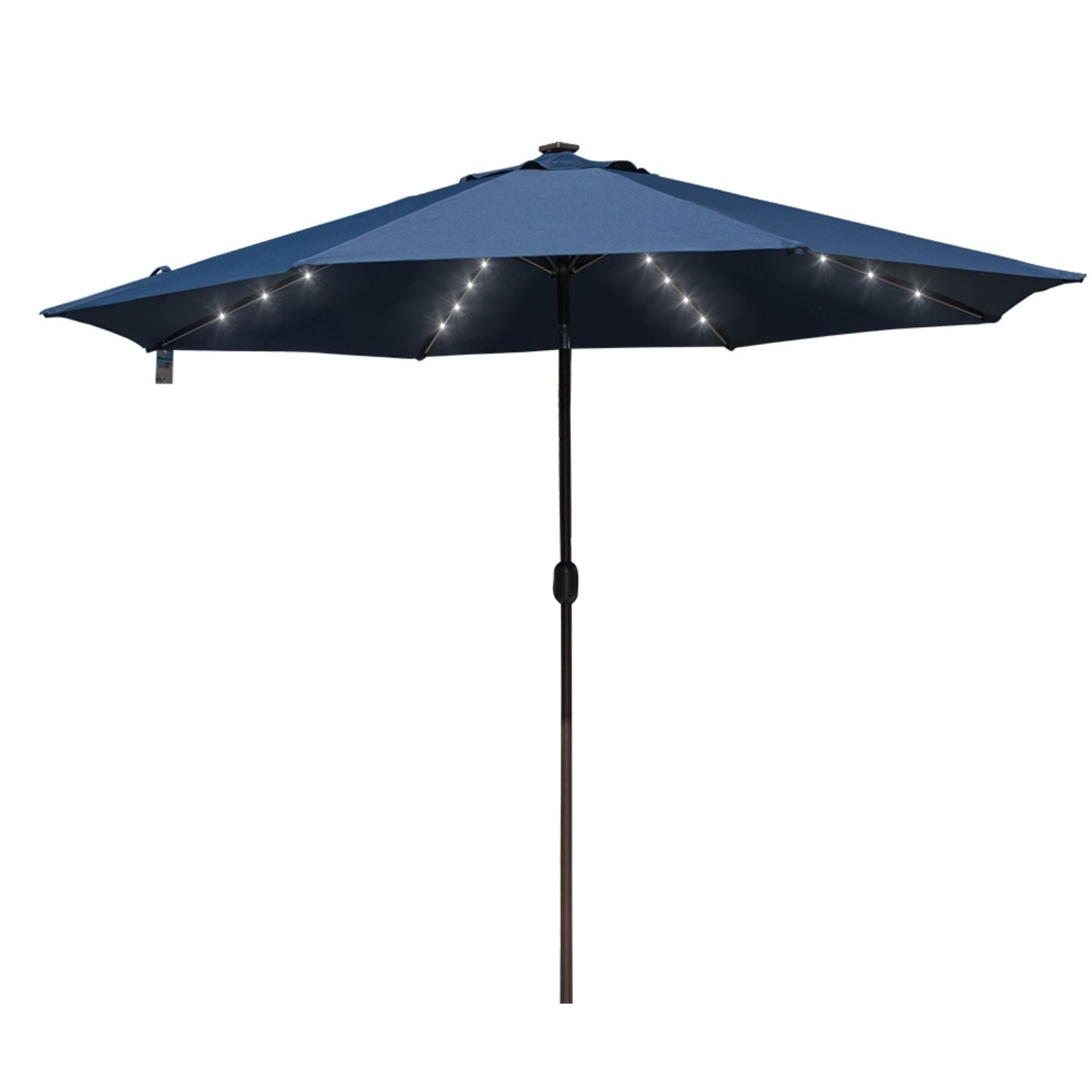 Sundale Outdoor 11FT 40 LED Lights Aluminum Patio Market Umbrella