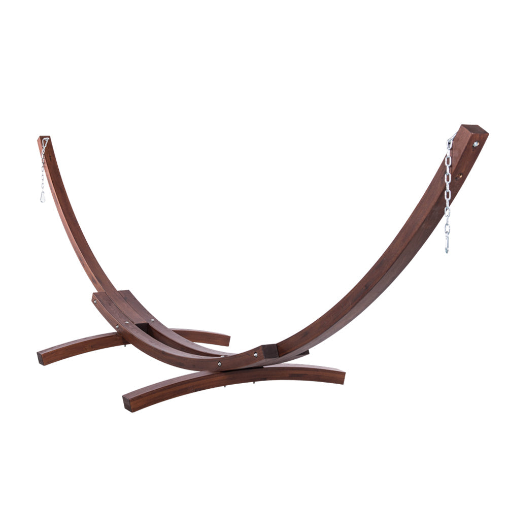 12 Ft Wood Arc Hammock Stand